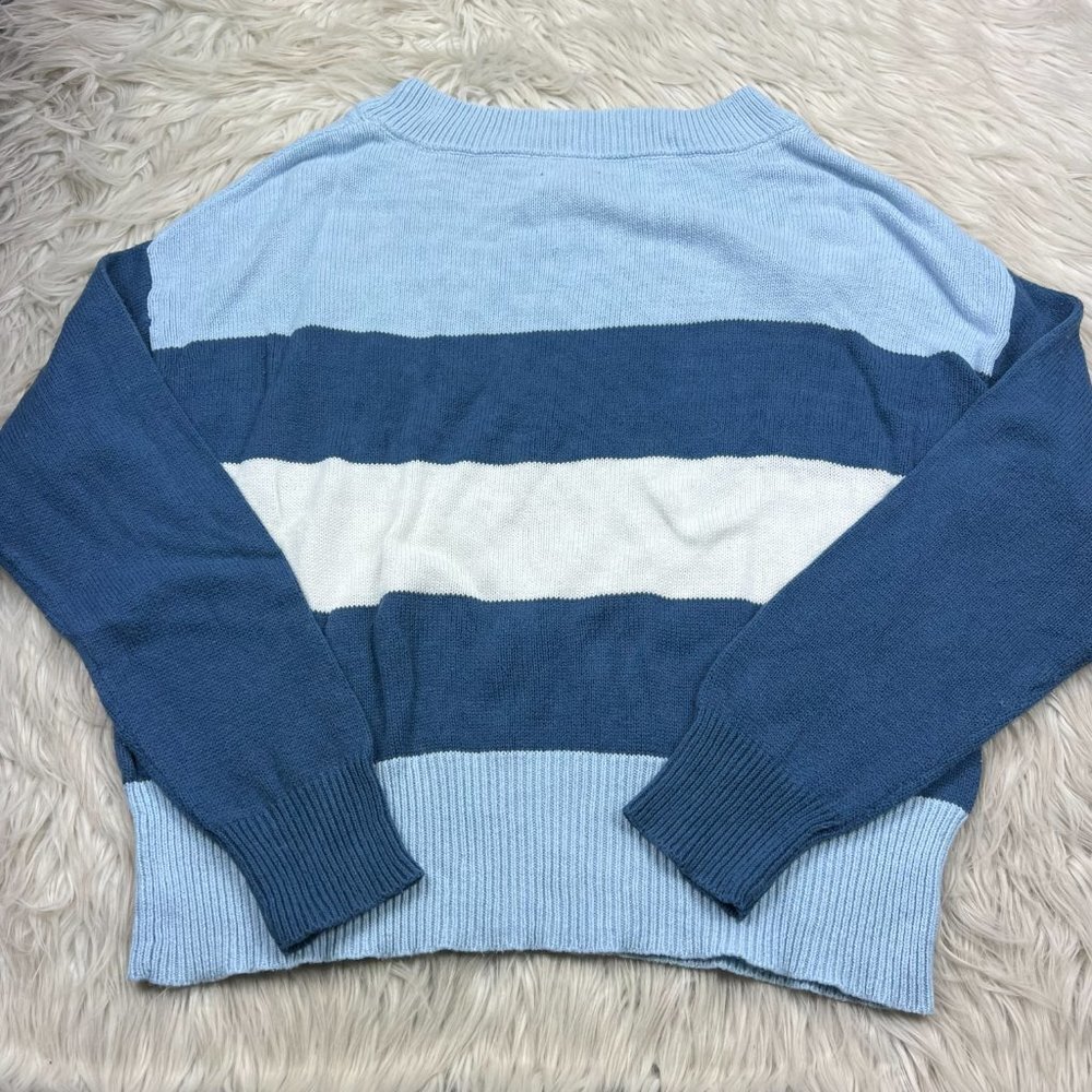Lucky Brand Women's Striped Pullover Sweater - Picture 5 of 5